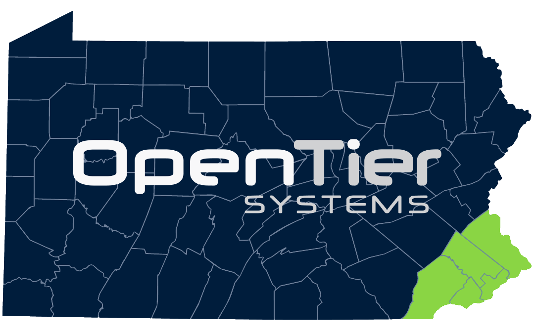 map of eastern PA service area